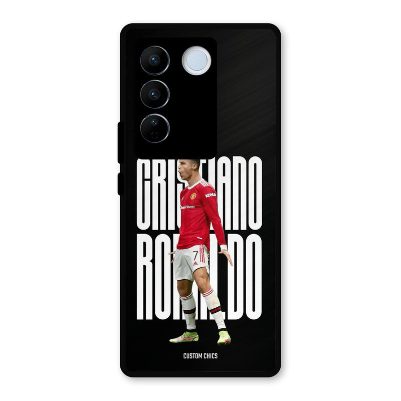 Ronaldo Vivo V27 Pro Mobile Back Cover - Sports PrintShield Case