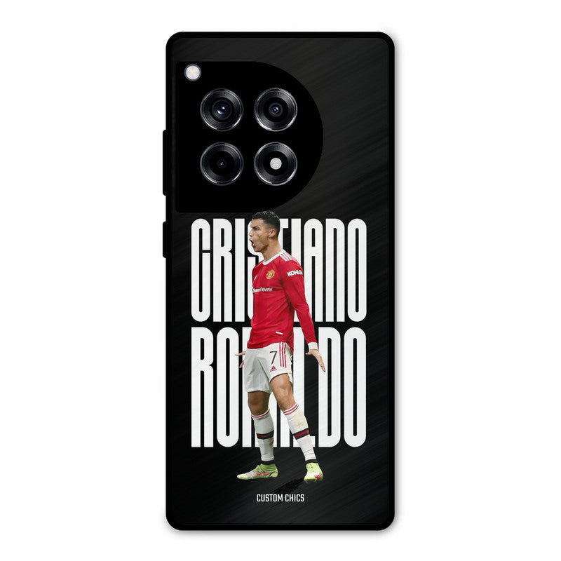 Ronaldo OnePlus 12R Mobile Back Cover - Sports PrintShield Case