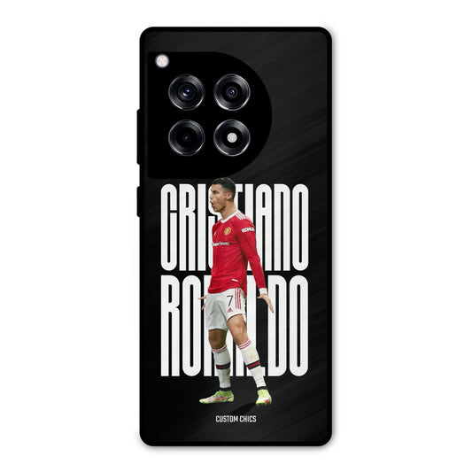 Ronaldo OnePlus 12R Mobile Back Cover - Sports PrintShield Case