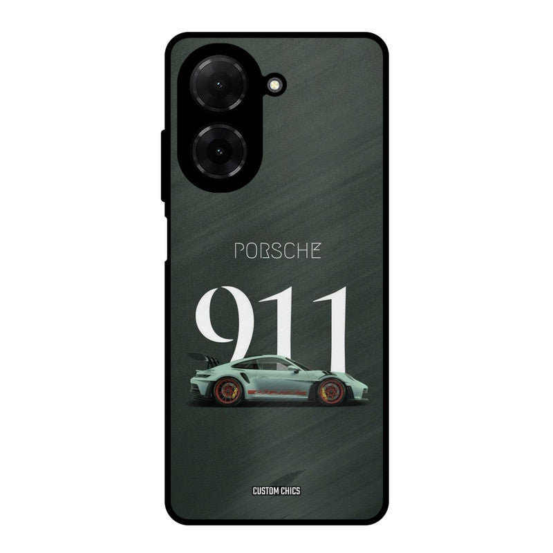 Royal Porsche Poco C71 Mobile Back Cover - Car&Bike PrintShield Case