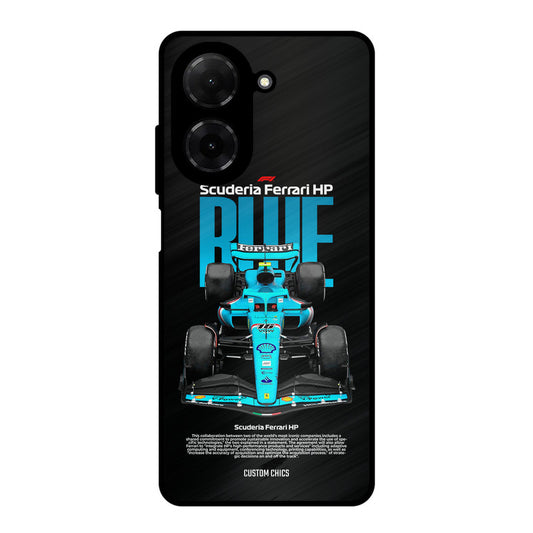 SCUDERIA FERRARI Poco C71 Mobile Back Cover - Car&Bike PrintShield Case