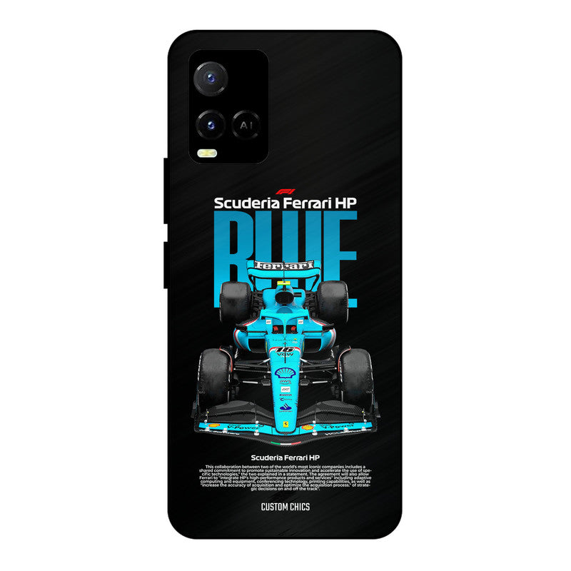 SCUDERIA FERRARI Vivo Y33s Mobile Back Cover - Car&Bike PrintShield Case