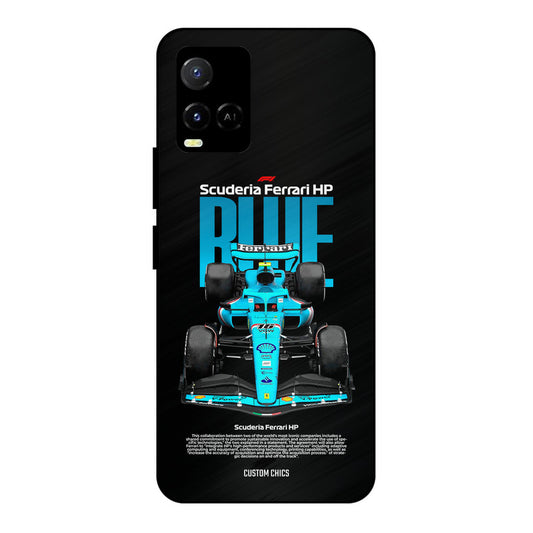 SCUDERIA FERRARI Vivo Y33s Mobile Back Cover - Car&Bike PrintShield Case