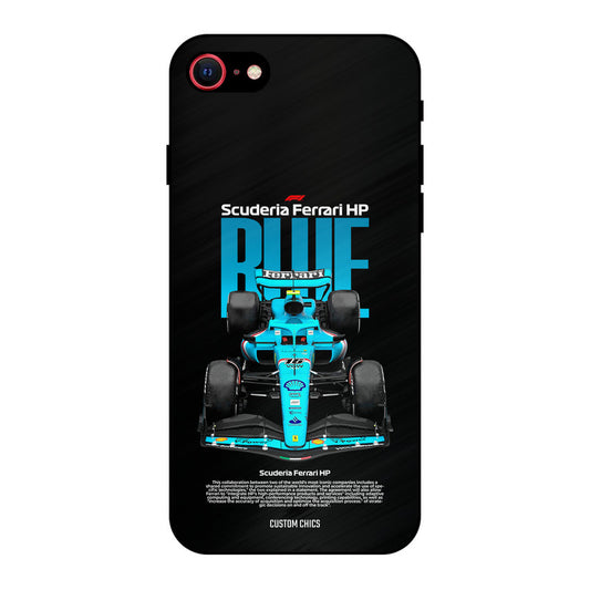 SCUDERIA FERRARI iPhone SE 2020 Mobile Back Cover - Car&Bike PrintShield Case