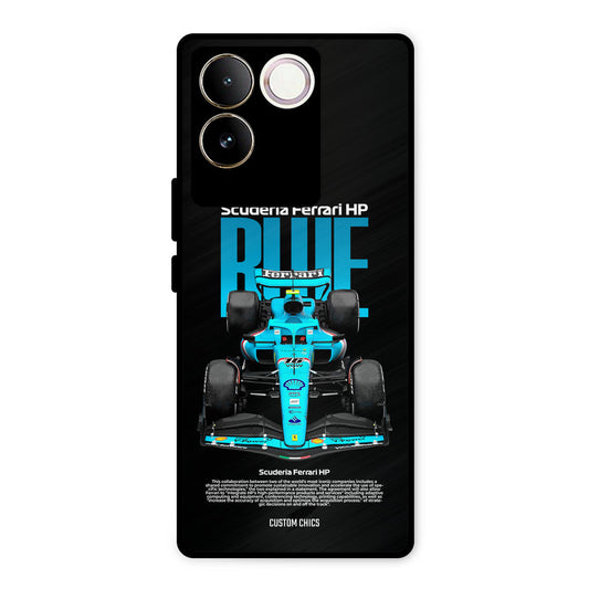 SCUDERIA FERRARI Vivo T2 Pro Mobile Back Cover - Car&Bike PrintShield Case