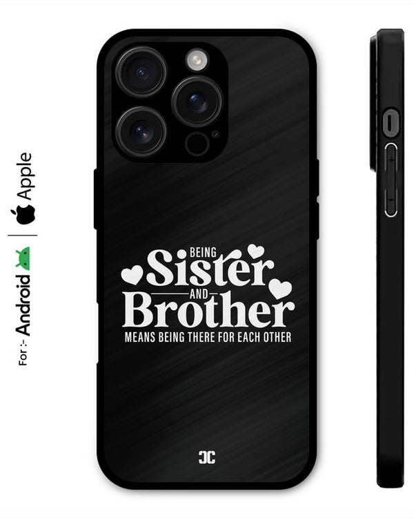 SIblings Typo Case – Premium PrintShield Mobile Cover