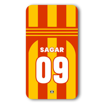 Sagar Cricket Jersey Case – Custom Name & Number | PrintShield Mobile Cover