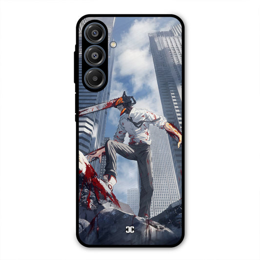 Denji Fighting Samsung Galaxy A16 5G Mobile Back Cover - Anime PrintShield Case