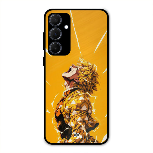 Shouting Zenitsu Samsung Galaxy A35 5G Mobile Back Cover - Anime PrintShield Case