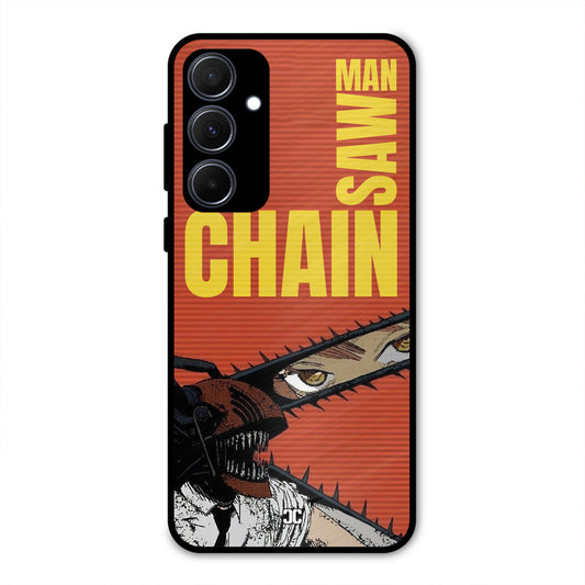 Raging Chainsaw Samsung Galaxy A35 5G Mobile Back Cover - Anime PrintShield Case