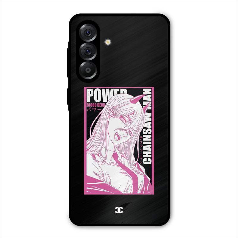 Blood Devil Power Samsung Galaxy A36 Mobile Back Cover - Anime PrintShield Case