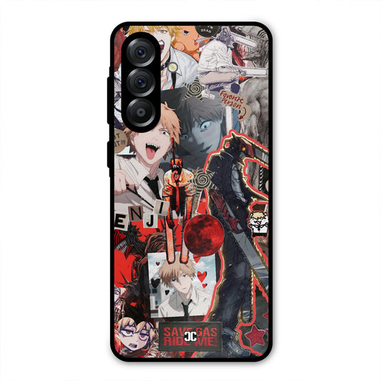 Denji Thoughts Samsung Galaxy A36 Mobile Back Cover - Anime PrintShield Case