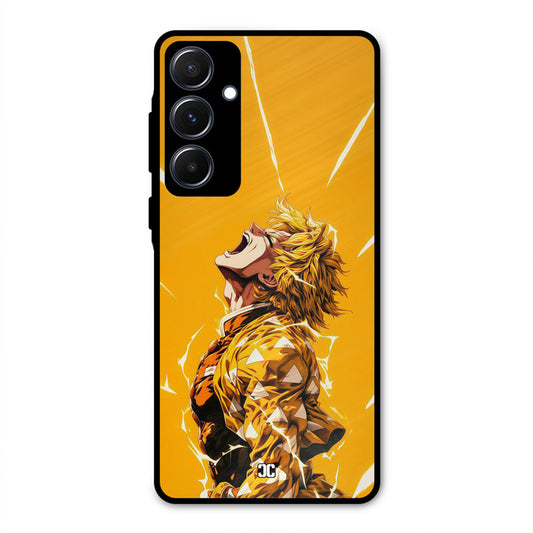 Shouting Zenitsu Samsung Galaxy A55 5G Mobile Back Cover - Anime PrintShield Case