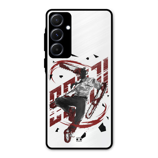 Chainsawman Typo Samsung Galaxy A55 5G Mobile Back Cover - Anime PrintShield Case