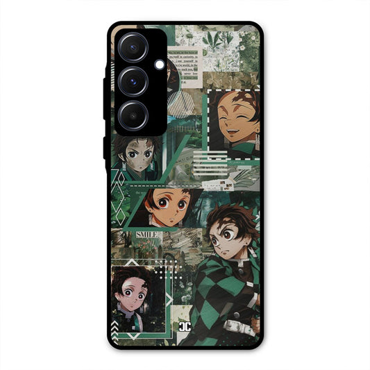 Tanjiro Thoughts Samsung Galaxy A55 5G Mobile Back Cover - Anime PrintShield Case