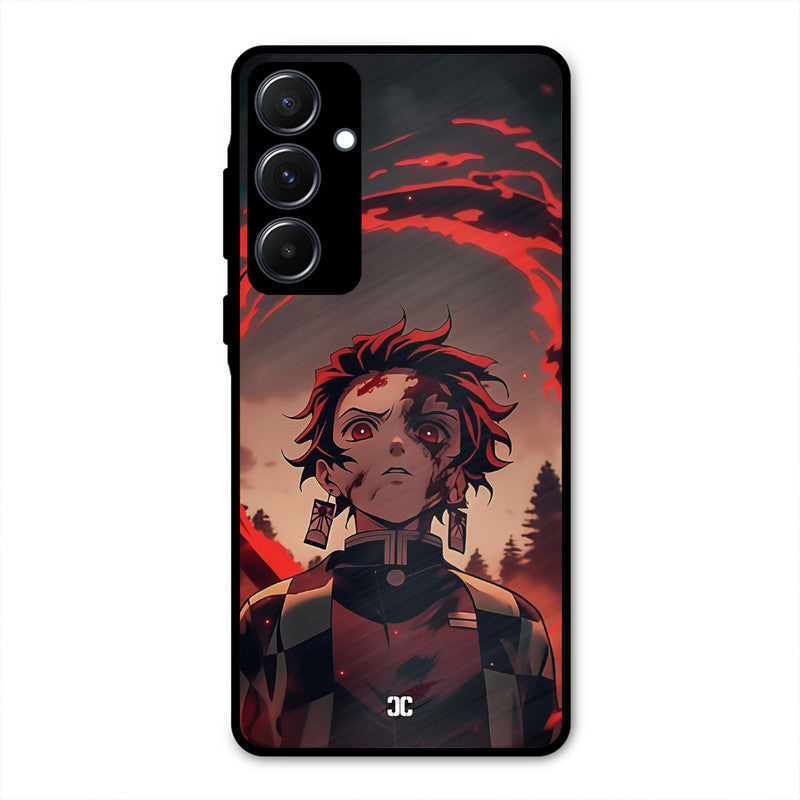 Raging Tanjiro Samsung Galaxy A55 5G Mobile Back Cover - Anime PrintShield Case