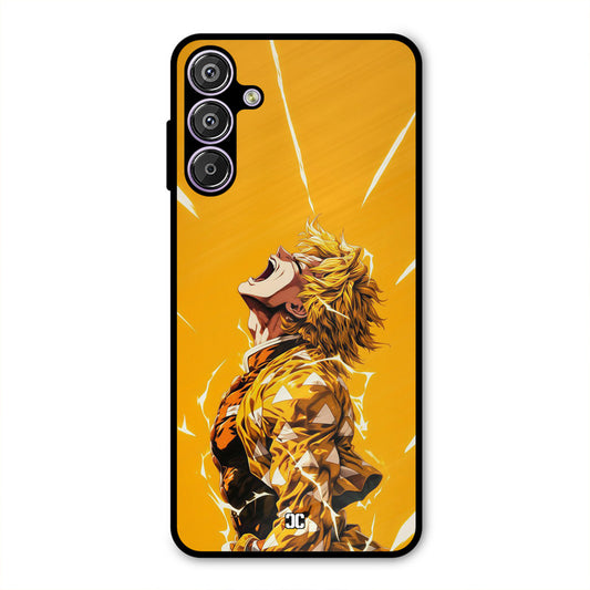 Shouting Zenitsu Samsung Galaxy F15 Mobile Back Cover - Anime PrintShield Case