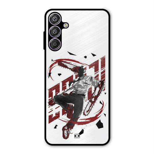 Chainsawman Typo Samsung Galaxy F15 Mobile Back Cover - Anime PrintShield Case
