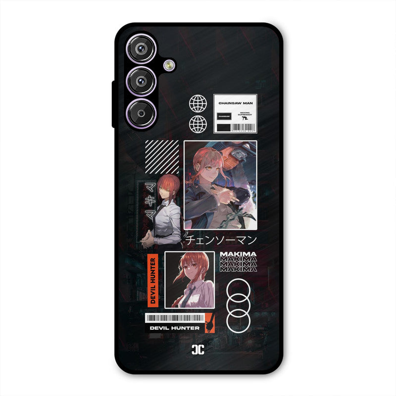 Devil Hunter Makima Samsung Galaxy F15 Mobile Back Cover - Anime PrintShield Case