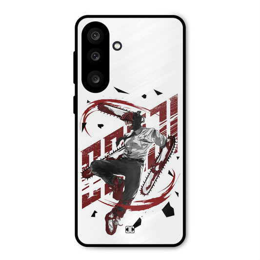 Chainsawman Typo Samsung Galaxy F56 Mobile Back Cover - Anime PrintShield Case