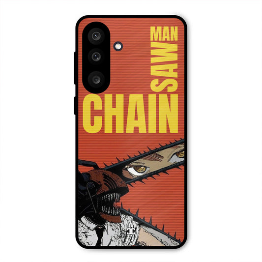Raging Chainsaw Samsung Galaxy F56 Mobile Back Cover - Anime PrintShield Case