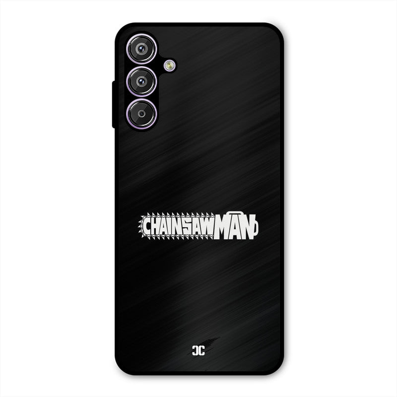 Chainsaw Logo Samsung Galaxy M15 Mobile Back Cover - Anime PrintShield Case