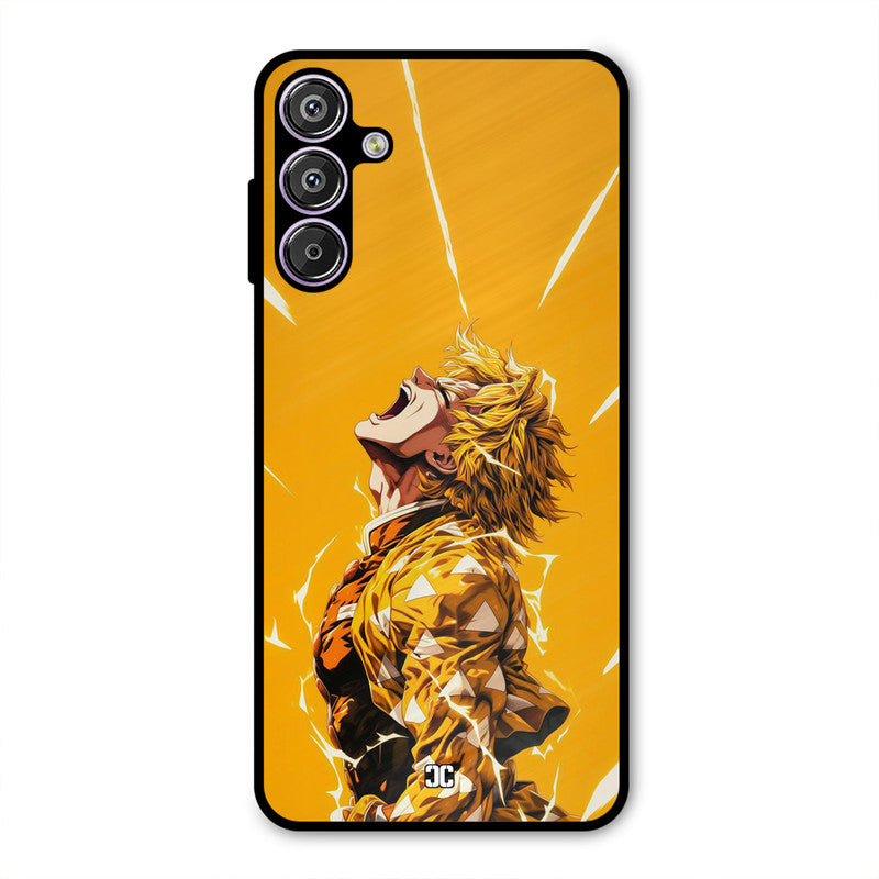 Shouting Zenitsu Samsung Galaxy M15 Mobile Back Cover - Anime PrintShield Case