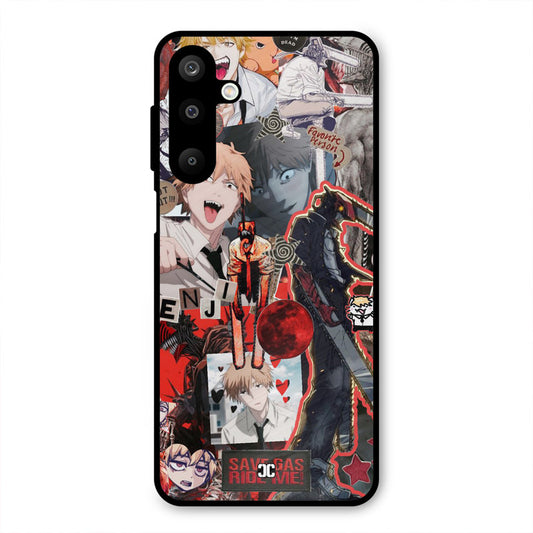 Denji Thoughts Samsung Galaxy M16 Mobile Back Cover - Anime PrintShield Case