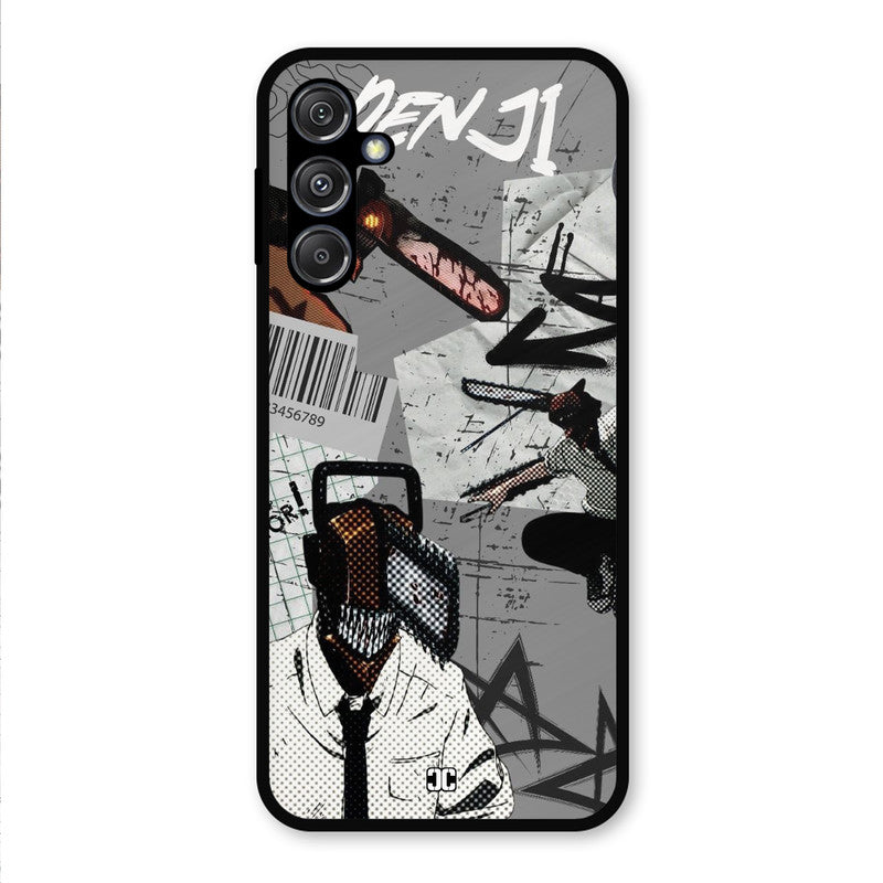 Denji Rage Samsung Galaxy M34 5G Mobile Back Cover - Anime PrintShield Case