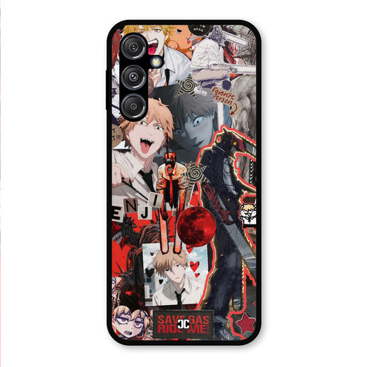 Denji Thoughts Samsung Galaxy M34 5G Mobile Back Cover - Anime PrintShield Case