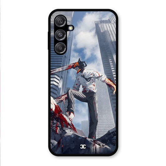 Denji Fighting Samsung Galaxy M34 5G Mobile Back Cover - Anime PrintShield Case