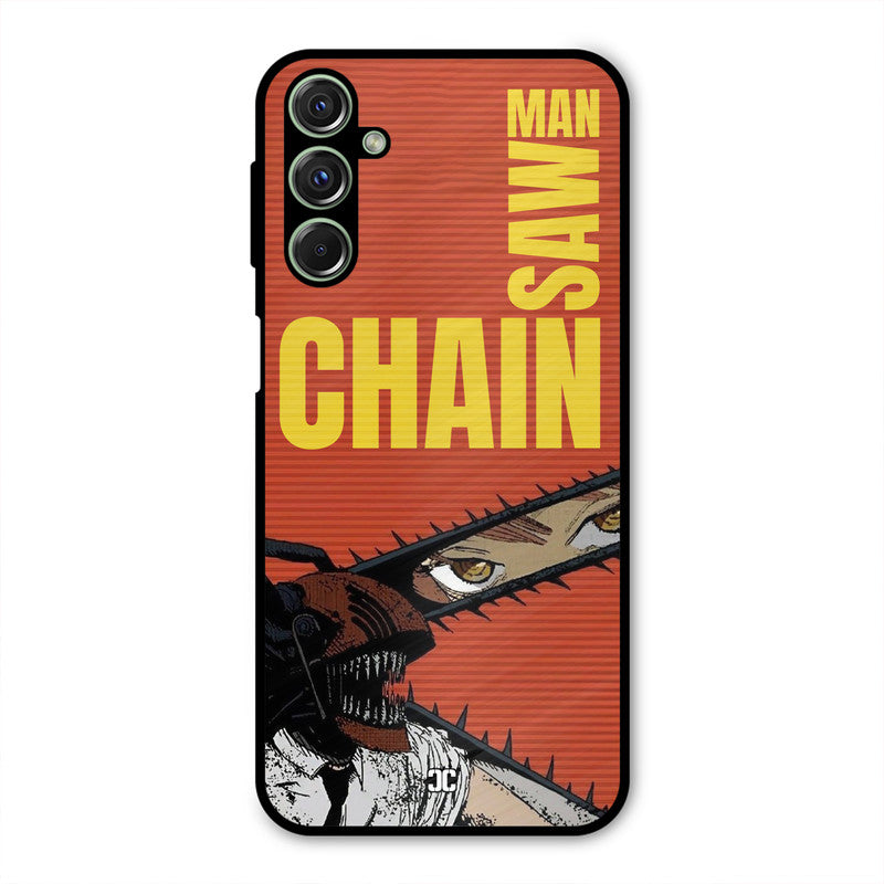 Raging Chainsaw Samsung Galaxy M34 Mobile Back Cover - Anime PrintShield Case
