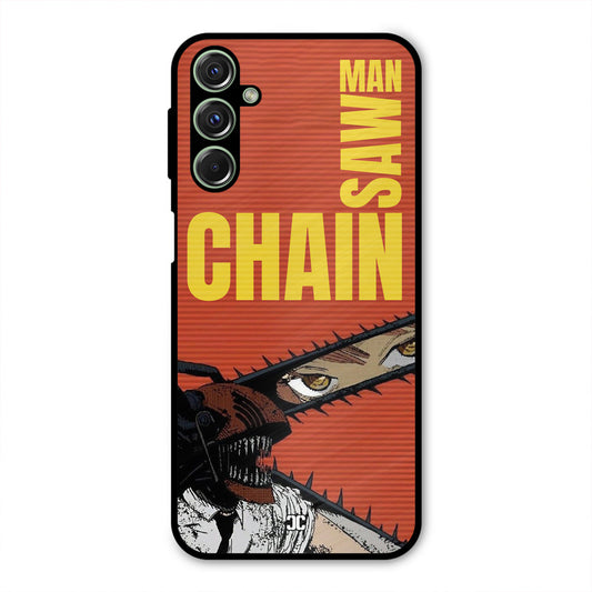 Raging Chainsaw Samsung Galaxy M34 Mobile Back Cover - Anime PrintShield Case
