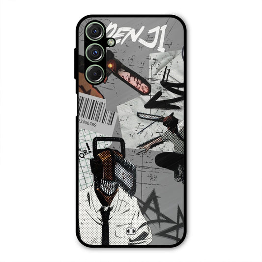 Denji Rage Samsung Galaxy M34 Mobile Back Cover - Anime PrintShield Case