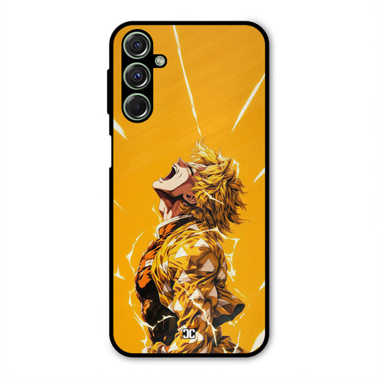 Shouting Zenitsu Samsung Galaxy M34 Mobile Back Cover - Anime PrintShield Case