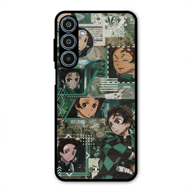 Tanjiro Thoughts Samsung Galaxy M35 5G Mobile Back Cover - Anime PrintShield Case