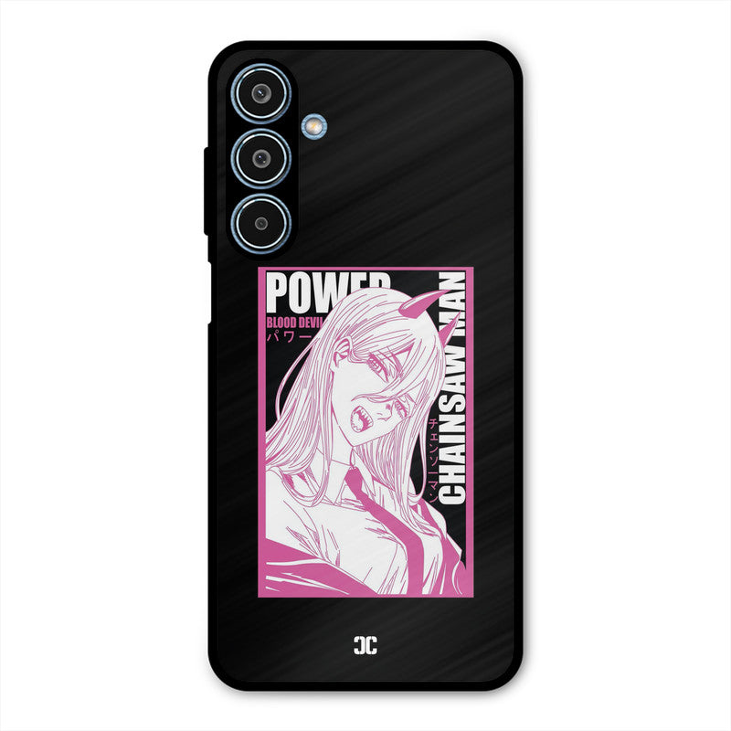 Blood Devil Power Samsung Galaxy M35 5G Mobile Back Cover - Anime PrintShield Case