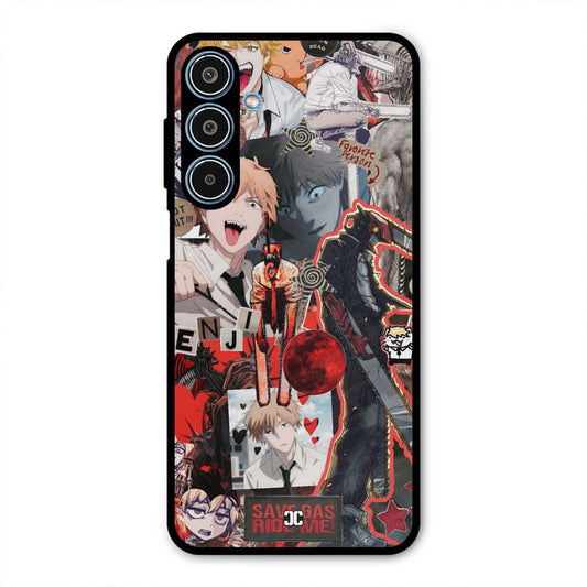 Denji Thoughts Samsung Galaxy M35 5G Mobile Back Cover - Anime PrintShield Case