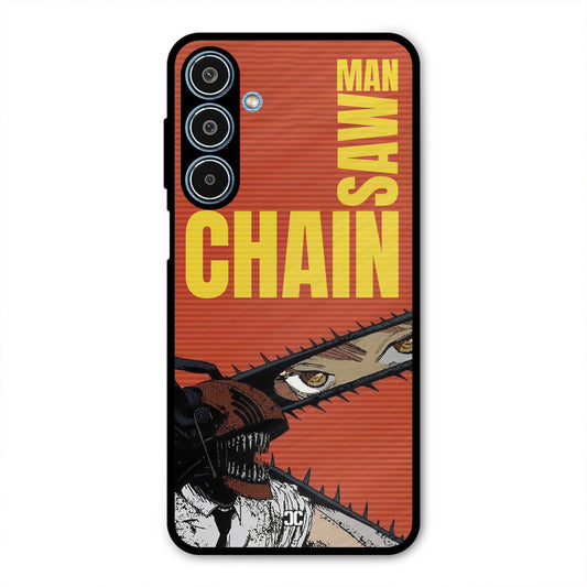 Raging Chainsaw Samsung Galaxy M35 5G Mobile Back Cover - Anime PrintShield Case
