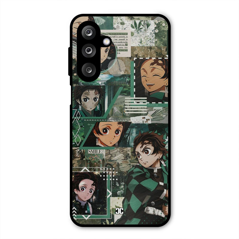 Tanjiro Thoughts Samsung Galaxy M36 Mobile Back Cover - Anime PrintShield Case