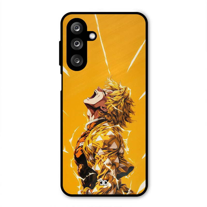 Shouting Zenitsu Samsung Galaxy M36 Mobile Back Cover - Anime PrintShield Case