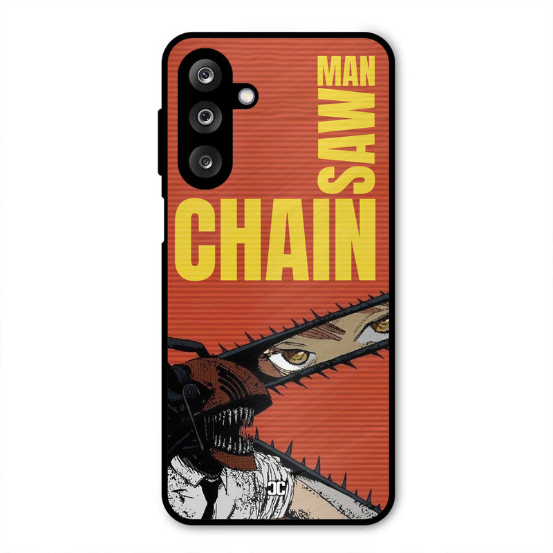 Raging Chainsaw Samsung Galaxy M36 Mobile Back Cover - Anime PrintShield Case
