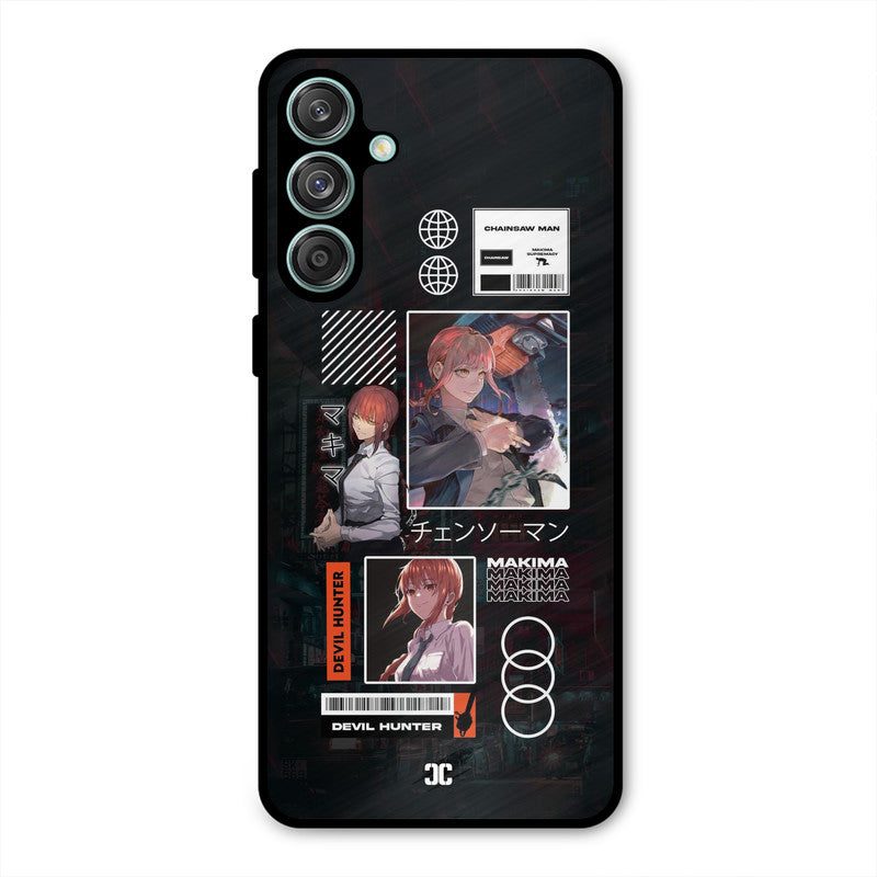 Devil Hunter Makima Samsung Galaxy M55 5G Mobile Back Cover - Anime PrintShield Case