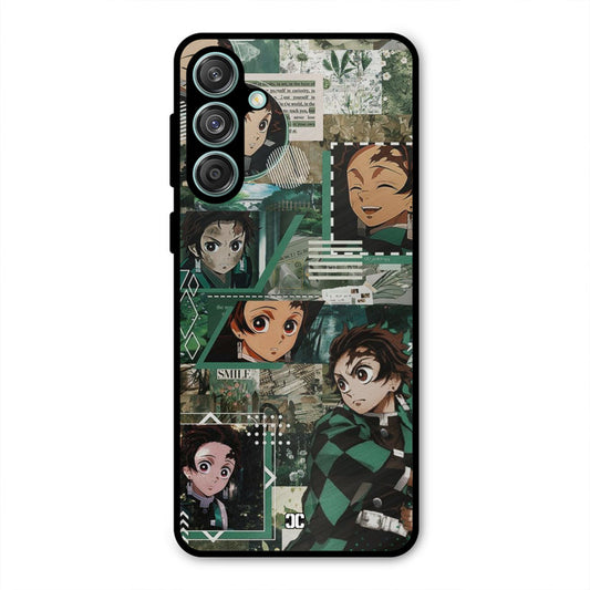 Tanjiro Thoughts Samsung Galaxy M55 5G Mobile Back Cover - Anime PrintShield Case