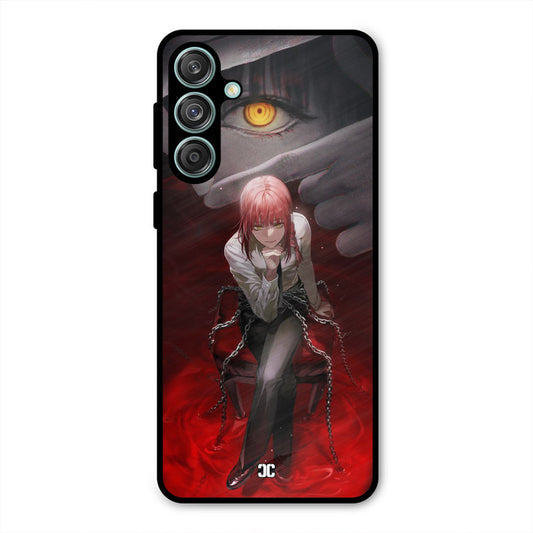 Makima Chains Samsung Galaxy M55 5G Mobile Back Cover - Anime PrintShield Case