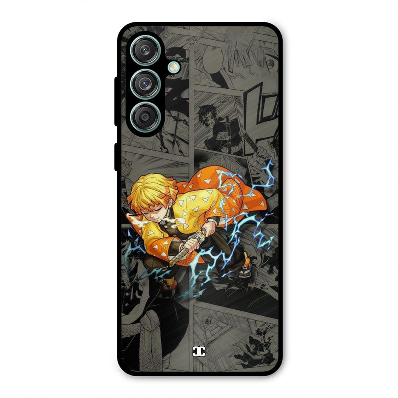 Zenitsu Manga Samsung Galaxy M55 5G Mobile Back Cover - Anime PrintShield Case