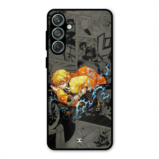 Zenitsu Manga Samsung Galaxy M55 5G Mobile Back Cover - Anime PrintShield Case