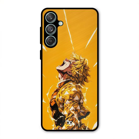 Shouting Zenitsu Samsung Galaxy M55 5G Mobile Back Cover - Anime PrintShield Case