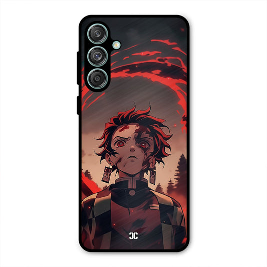 Raging Tanjiro Samsung Galaxy M55 5G Mobile Back Cover - Anime PrintShield Case