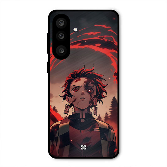 Raging Tanjiro Samsung Galaxy M56 Mobile Back Cover - Anime PrintShield Case